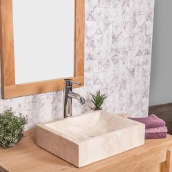 BeJ Kare Yay Mermer Lavabo BeJ Kare Yay Mermer Lavabo