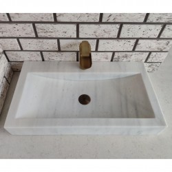 Beyaz Yay Mermer Lavabo Beyaz Yay Mermer Lavabo