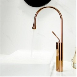 Bakır Minimal Max Çanak Lavabo Bataryası Bakır Minimal Max Çanak Lavabo Bataryası