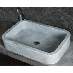 Gri Köşeli Mermer Lavabo Gri Köşeli Mermer Lavabo