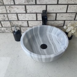 Lined Çanak Mermer Lavabo Lined Çanak Mermer Lavabo