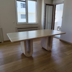 Vega - Traverten Yemek Masası Vega - Traverten Yemek Masası