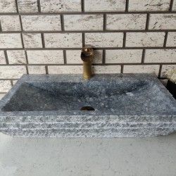 Karaca Siyahı Yay Patlatma Mermer Lavabo Karaca Siyahı Yay Patlatma Mermer Lavabo