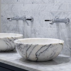 Leylak Çanak Mermer Lavabo Leylak Çanak Mermer Lavabo