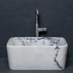 Leylak Kara Pahlı Mermer Lavabo Leylak Kara Pahlı Mermer Lavabo