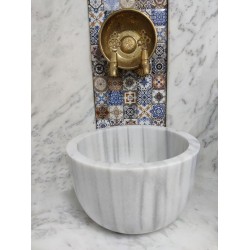 Marmara Çanak Mermer Kurna