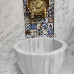 Marmara Çanak Mermer Kurna Marmara Çanak Mermer Kurna