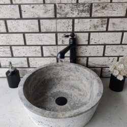Silver Silindir Draw Mermer Lavabo Silver Silindir Draw Mermer Lavabo