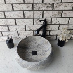 Silver Teker Mermer Lavabo Silver Teker Mermer Lavabo