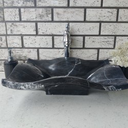 Toros Siyahı Undate Mermer Lavabo Toros Siyahı Undate Mermer Lavabo