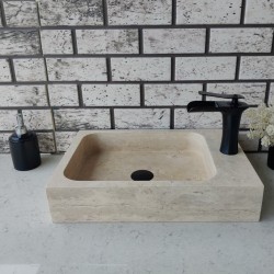 Traverten Mikro Mermer Lavabo Traverten Mikro Mermer Lavabo